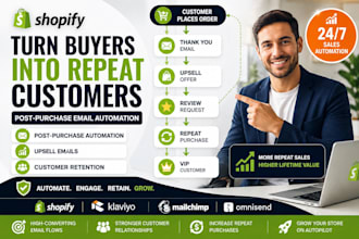 do shopify post purchase email automation, upsell emails and customer retention