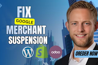 fix google merchant center suspension, misrepresentation and shopping ads setup