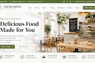 design squarespace restaurant website food service website cafe catering website