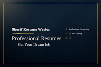 write a professional ats resume for any career level