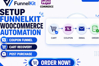 setup funnelkit woocommerce coupon funnelkit automation cart flow post purchase