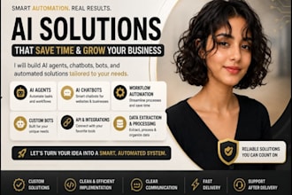build ai agents, chatbots, bots, automated bots for you