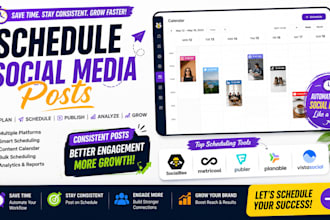schedule social media post using socialbee metricool publer planable vistasocial