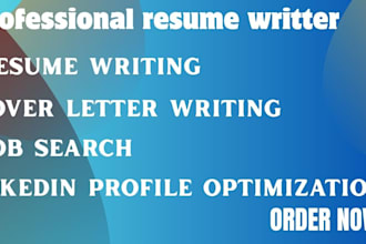 write a professional ats resume and cover letter