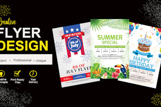 design professional event flyers and church flyers