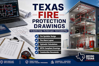 design texas fire protection drawings fire sprinkler design fire alarm layout