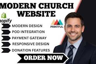 design christian shopify website christian apparel site christian pod store