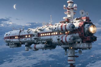 design sci fi futuristic vehicle aircraft spaceship
