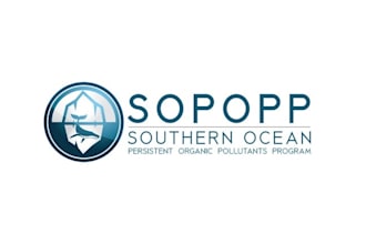 make ocean persistent logo with organic pollutants program