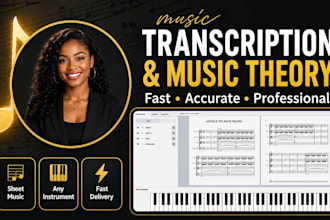 create quicker piano sheet music transcription and music theory music notation
