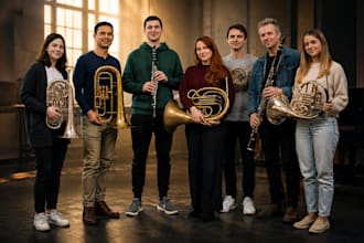 record live euphonium, sousaphone, baritone horn, tuba, cornet, bass clarinet,