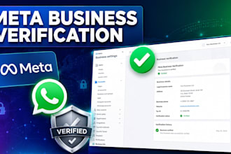 set up meta business suite, verify meta business manager and whatsapp API