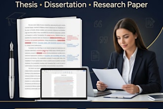 proofread and edit your phd thesis, dissertation and research paper