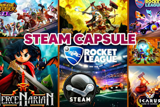 do steam capsule art 2d game cover art storefront game banner steam page banner