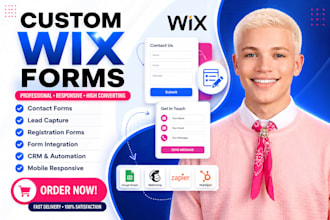 do wix form, contact form, lead capture, registration forms, forms integration