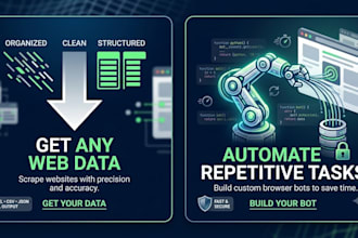 build custom web scrapers and automation scripts