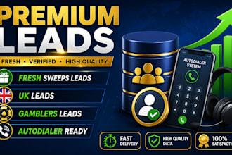 provide premium sweeps leads, UK leads and autodialer system