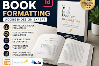 format your book in adobe indesign for KDP and ingramspark
