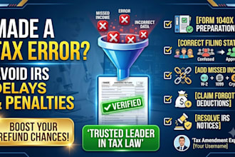 amend US tax return, fix tax errors, and file irs form 1040x accurately