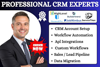 setup servicetitan gohighlevel buildertrend crm automation housecall jobnimbus