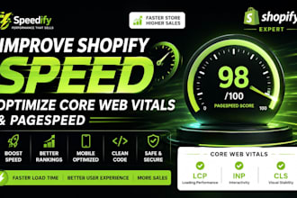 improve shopify speed optimize core web vitals and pagespeed