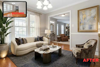 do virtual staging for real estate photos and listings