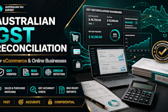 reconcile australian gst for ecommerce and online businesses