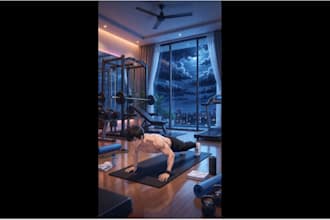 create workout animations videos about anatomy of fitness and bodybuilding