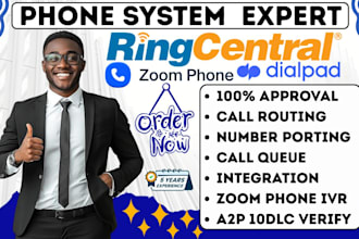 zoom phone ivr call routing dialpad a2p 10dlc registry ringcentral phone system