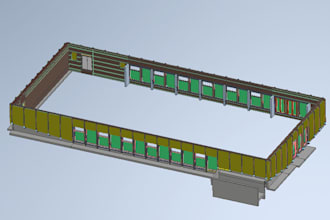 create cad drawings and 3d models for facades