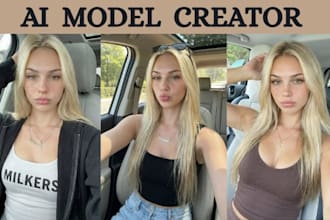 create  sfw nsfw ai influencer ai model lora training comfyui krea ai