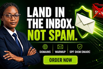 set up cold email infrastructure, domains, warmup