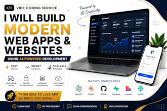 fix, optimize, complete your lovable, boltnew, replit, claude ai mvps apps
