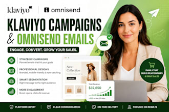 create klaviyo campaigns omnisend email marketing ecommerce emails