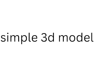 create simple 3d model for 3d printing