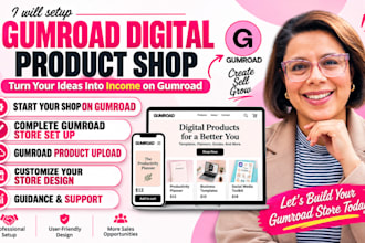launch gumroad store, upload digital product, gumroad automation, course upload