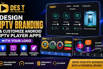 design iptv branding and customize android iptv player apps with your logo