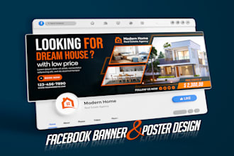 design professional facebook covers, linkedin banners, and social media headers