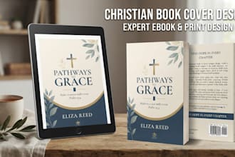 design christian book cover for kdp