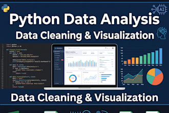 analyze, clean, and visualize your data using python