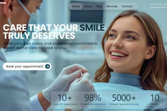 build a wix website cosmetic dentists orthodontists with appointment scheduling