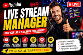 promote your youtube live stream twitch to live viewers organic engagement