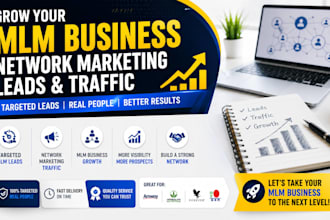promote your MLM business, network marketing, MLM leads and MLM traffic