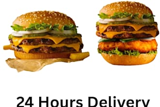 design professional fast food social media posts and burger ads using canva