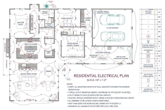 do electrical hvac plumbing mep building  permit drawing city permit plan