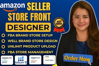 setup amazon fba brand store fba seller storefront design fba store manager
