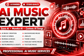create ai music, suno ai songs and mureka ai music