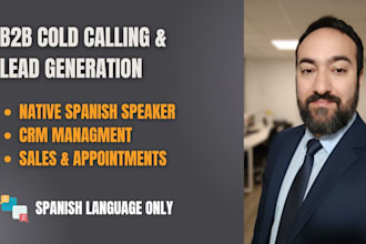 iwill do b2b cold calling and lead generation in spanish