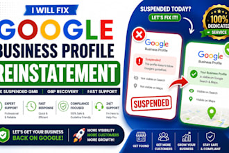 fix google my business suspended gmb reinstate my business profile suspension