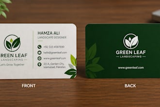 design professional business card and social media post